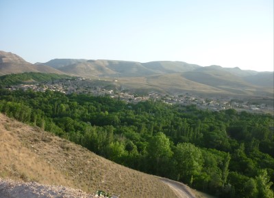 نمايي از روستاي نوده چناران